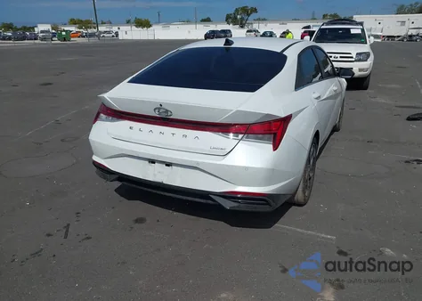2021 Hyundai Elantra Limited из США, поврежденный, VIN 5NPLP4AG9MH019165